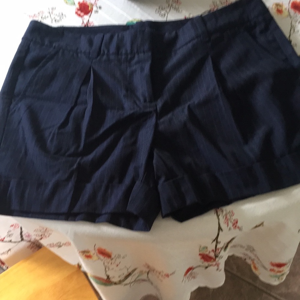 Pinstriped shorts